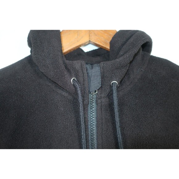 SCOTTeVEST Black Microfleece Hoodie Jacket Full Zip 21 Pockets Technical Men's S - Picture 8 of 13